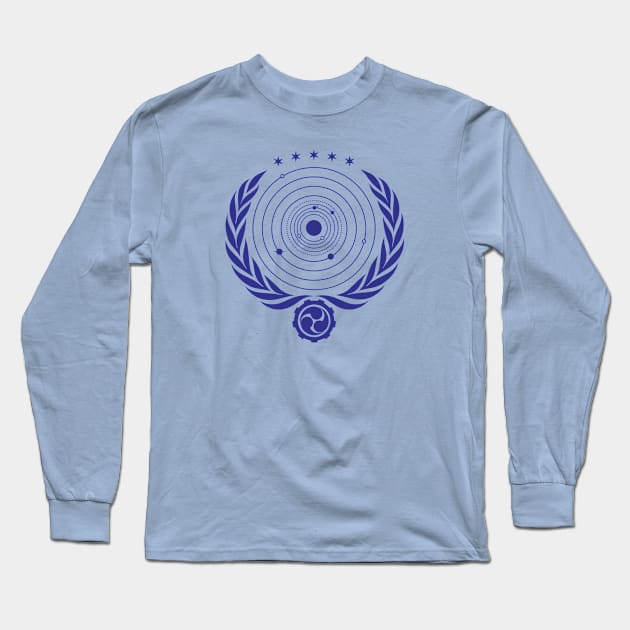 MechaCon United Worlds Insignia Long Sleeve T-Shirt by MechaJon